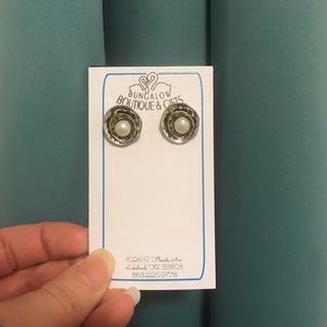 Pearl and silver Earrings